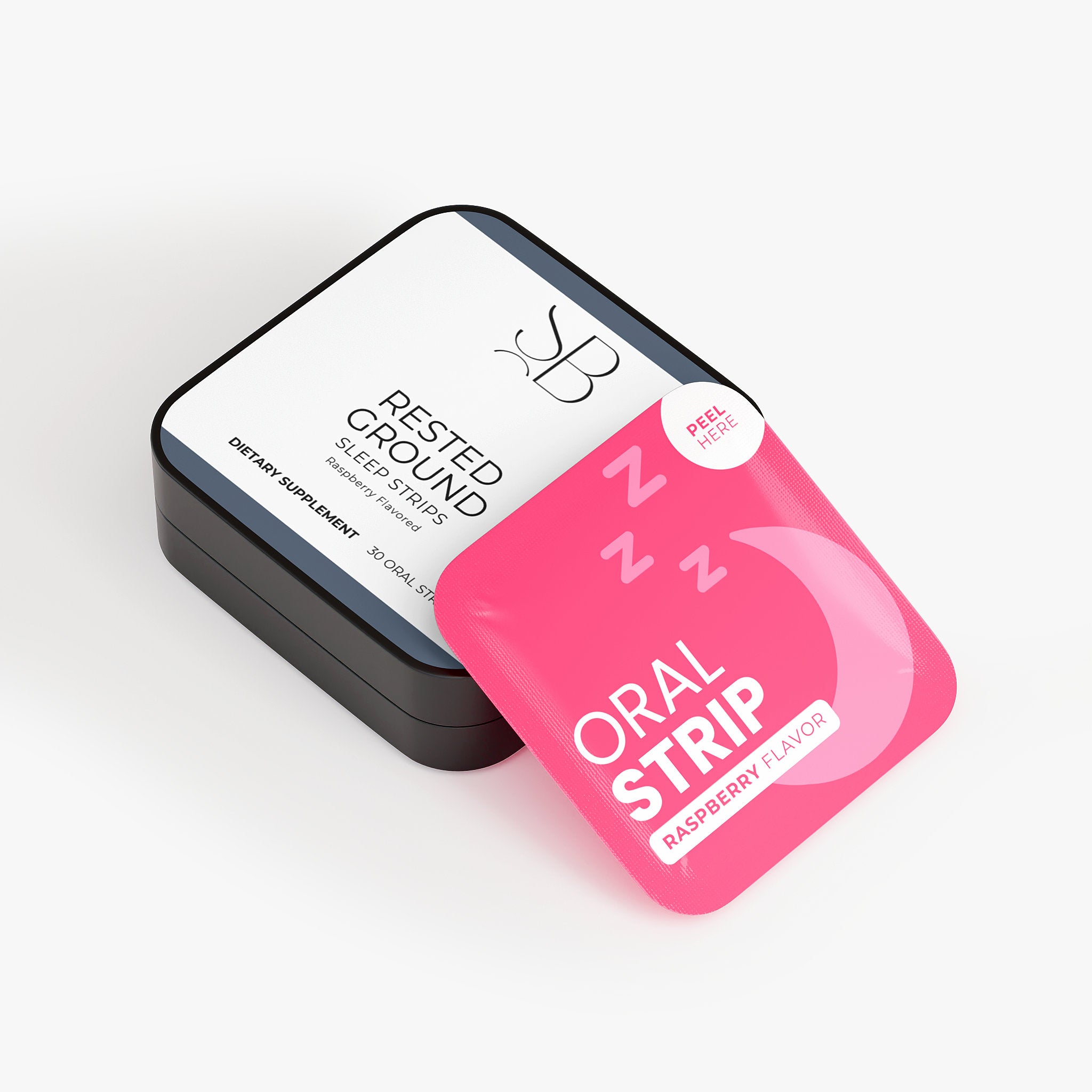 Rested Ground Sleep Strips — Fast-Acting Sleep Support with Melatonin, Valerian & Botanicals