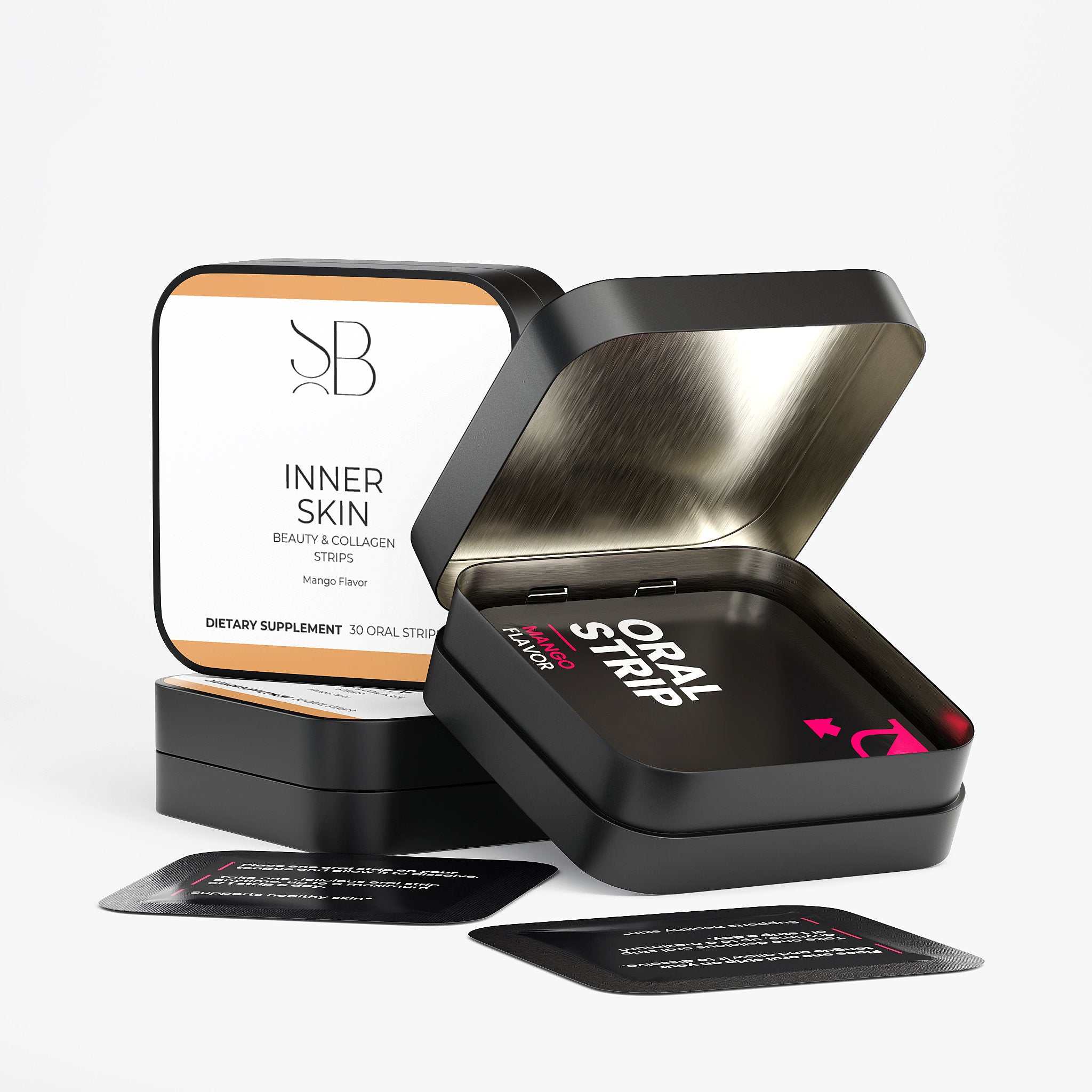 Inner Skin Beauty & Collagen Strips — Daily Beauty Support with Collagen Peptides & Vitamin E