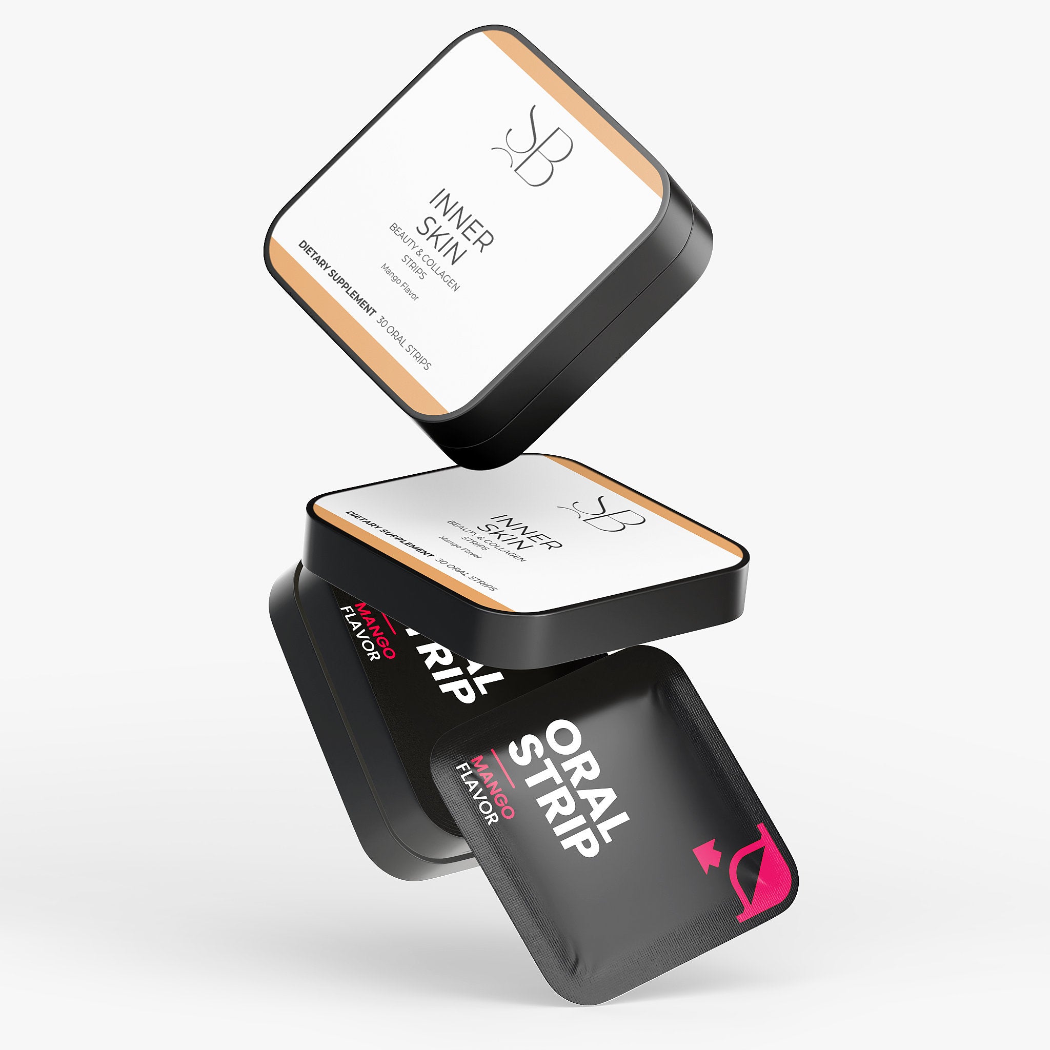 Inner Skin Beauty & Collagen Strips — Daily Beauty Support with Collagen Peptides & Vitamin E