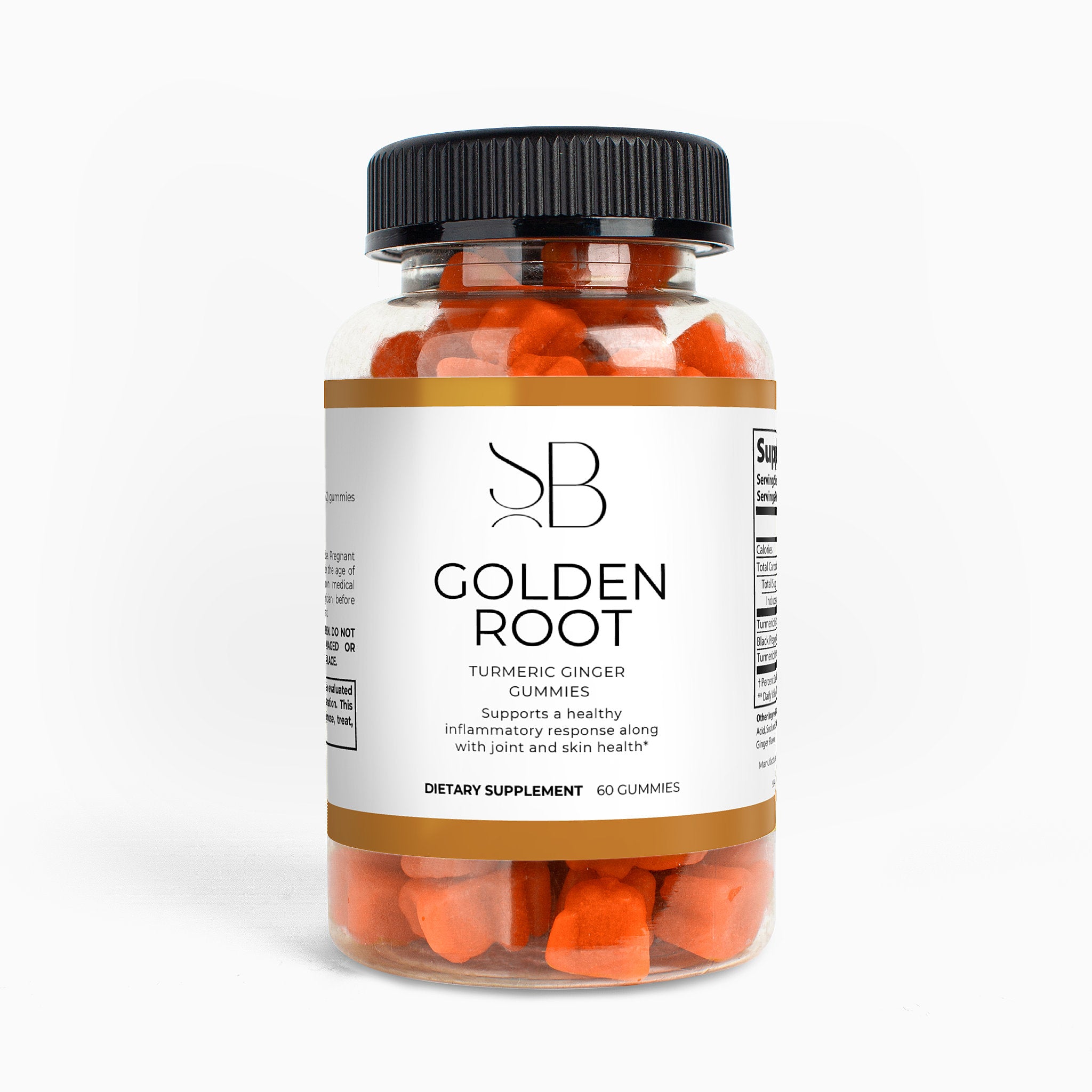 Golden Root Turmeric Gummies — Joint, Skin & Inflammation Support with Curcumin + Black Pepper