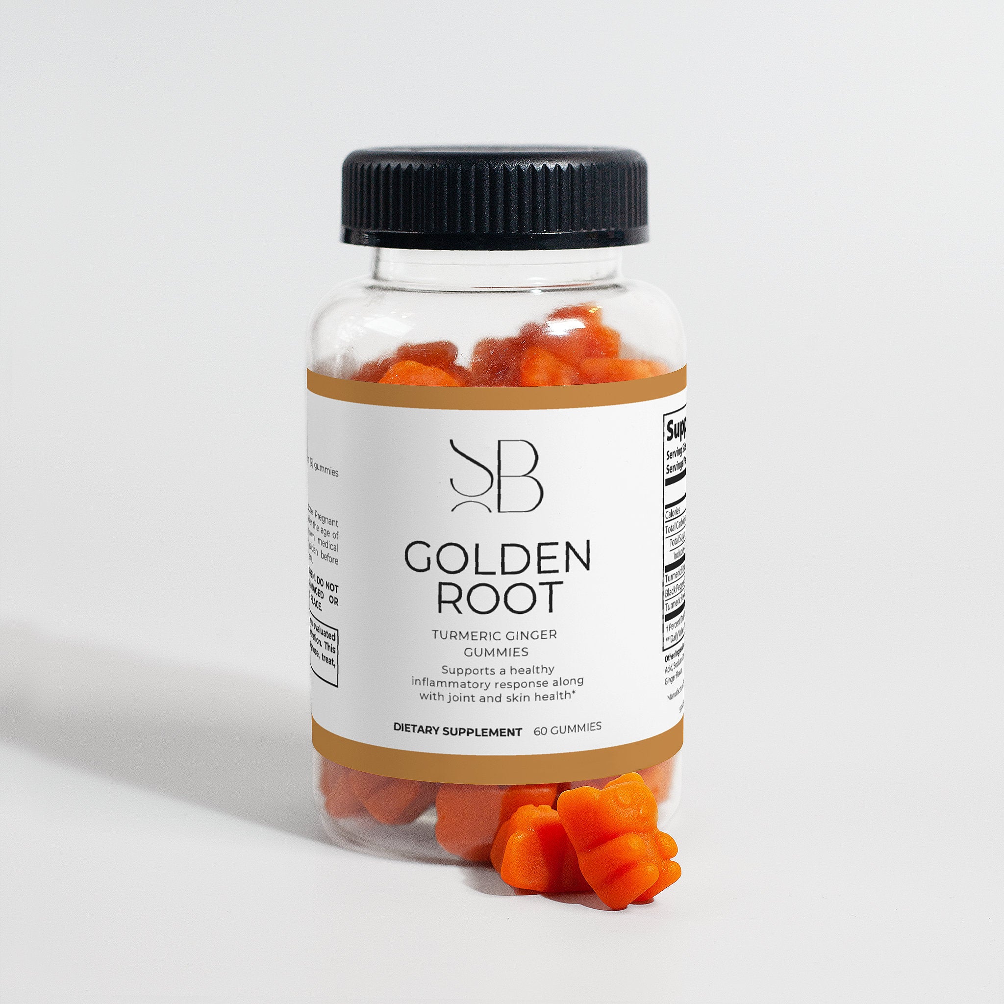 Golden Root Turmeric Gummies — Joint, Skin & Inflammation Support with Curcumin + Black Pepper