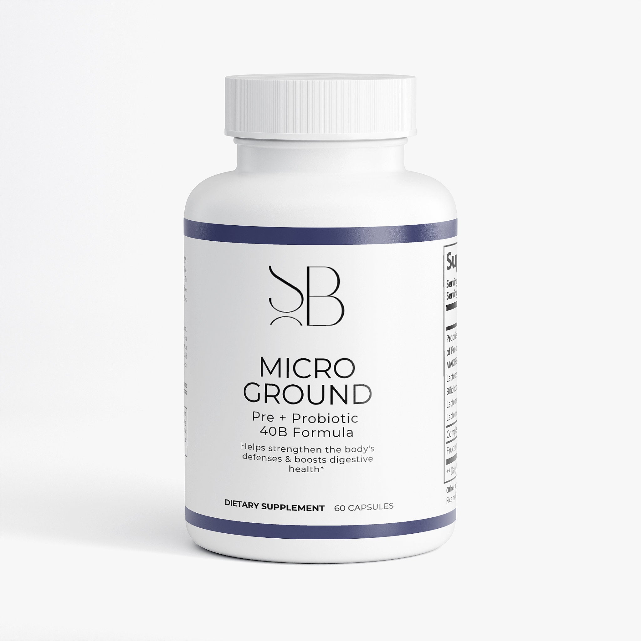 Micro Ground Pre + Probiotic 40B — Advanced Gut Health Support with MAKTREK® Delivery System