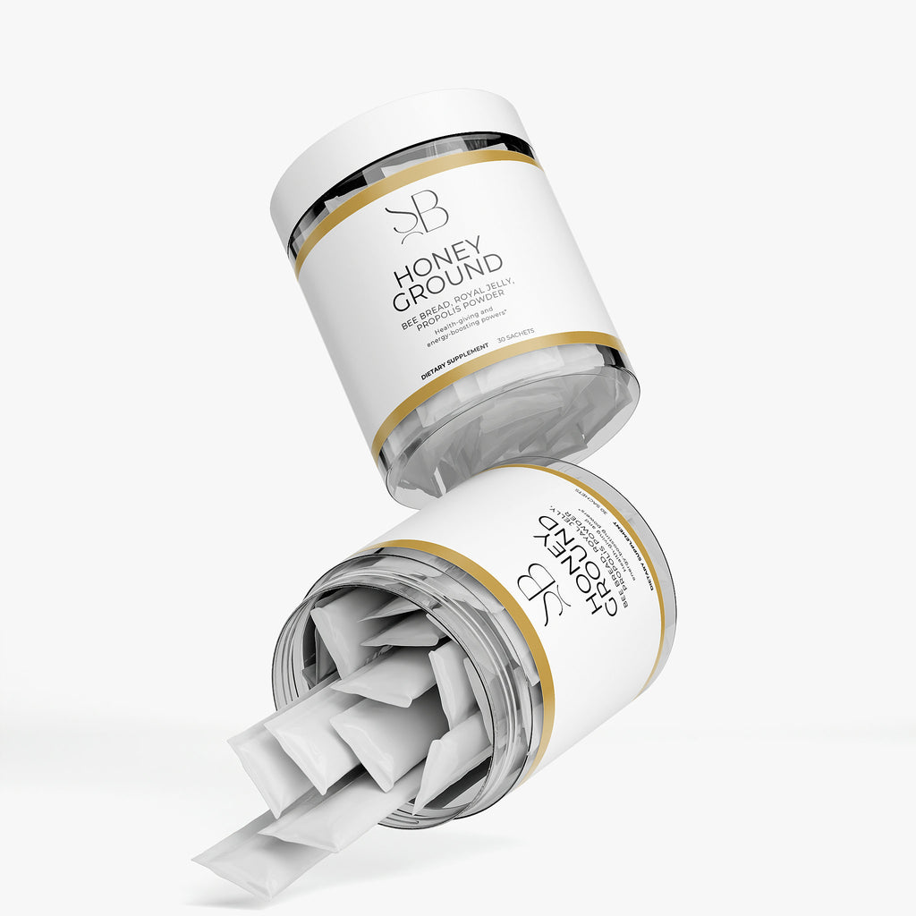 Honey Ground Bee Bread Powder — Whole Bee Nutrition with Bee Bread, Propolis & Royal Jelly