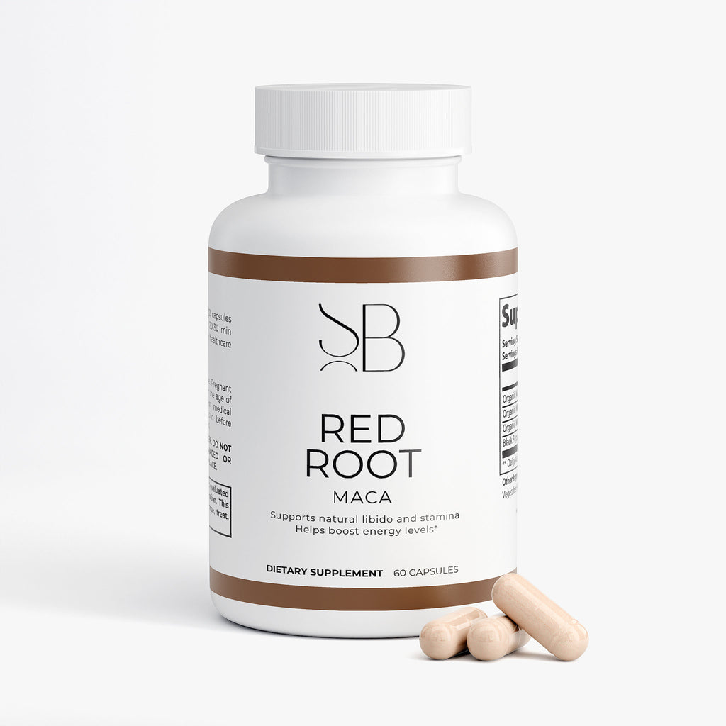 Red Root Maca | Three-Variety Maca Blend — Hormonal, Energy & Libido Support