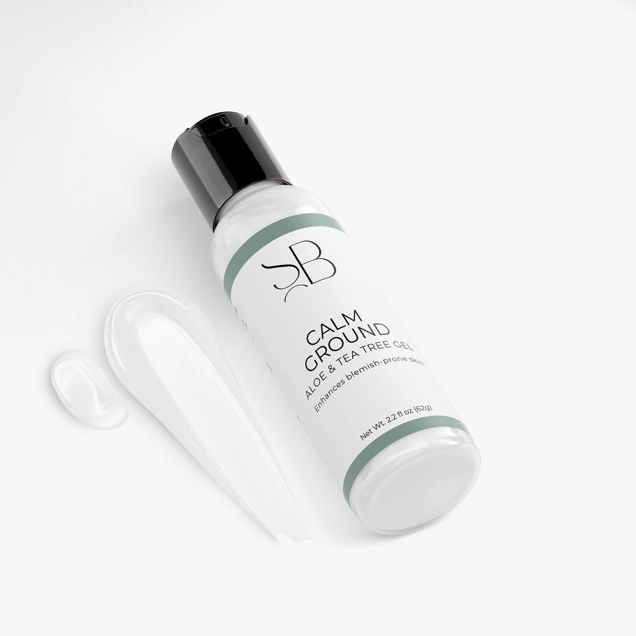 Calm Ground Aloe & Tea Tree Gel — Soothing Relief for Redness, Blemishes & Irritated Skin