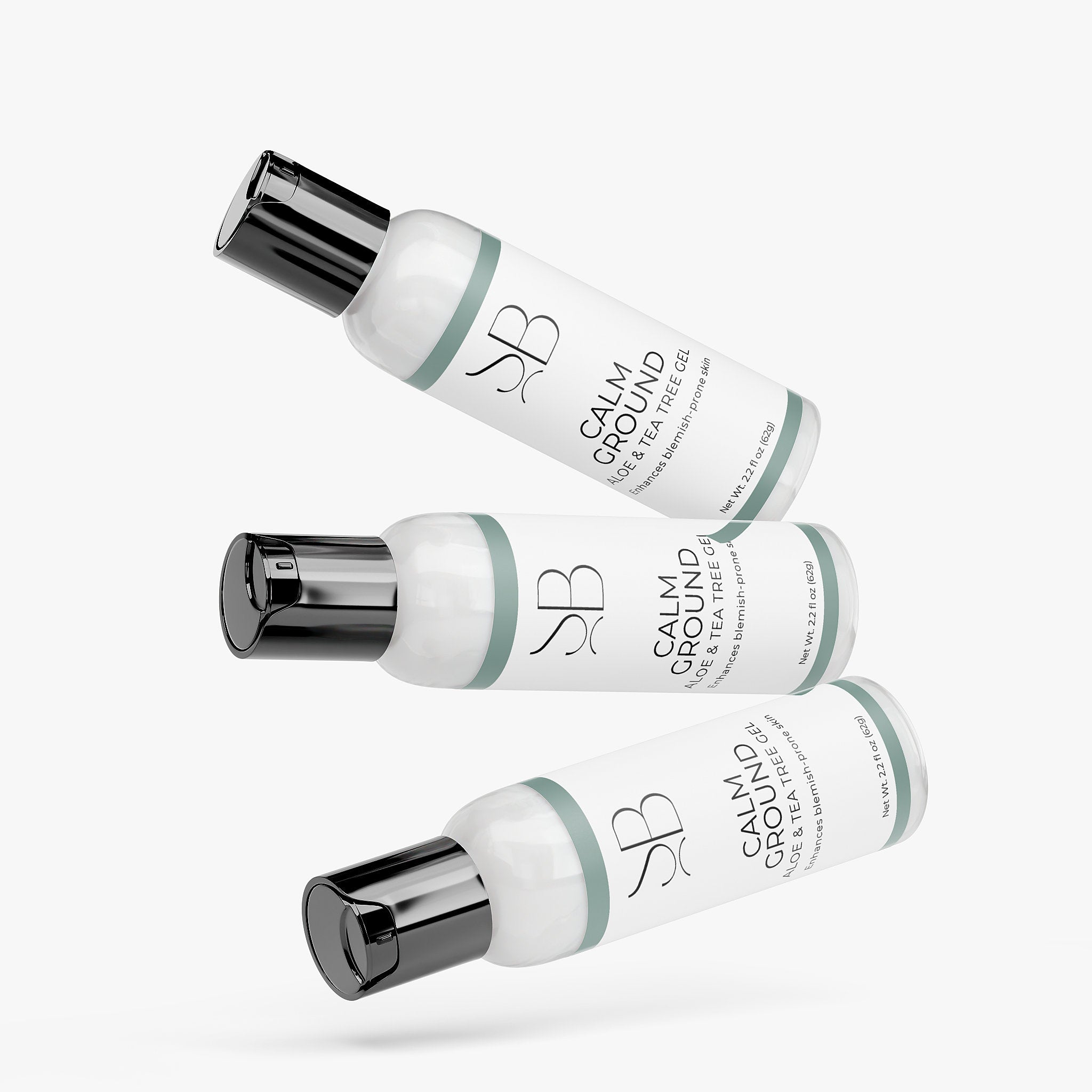 Calm Ground Aloe & Tea Tree Gel — Soothing Relief for Redness, Blemishes & Irritated Skin