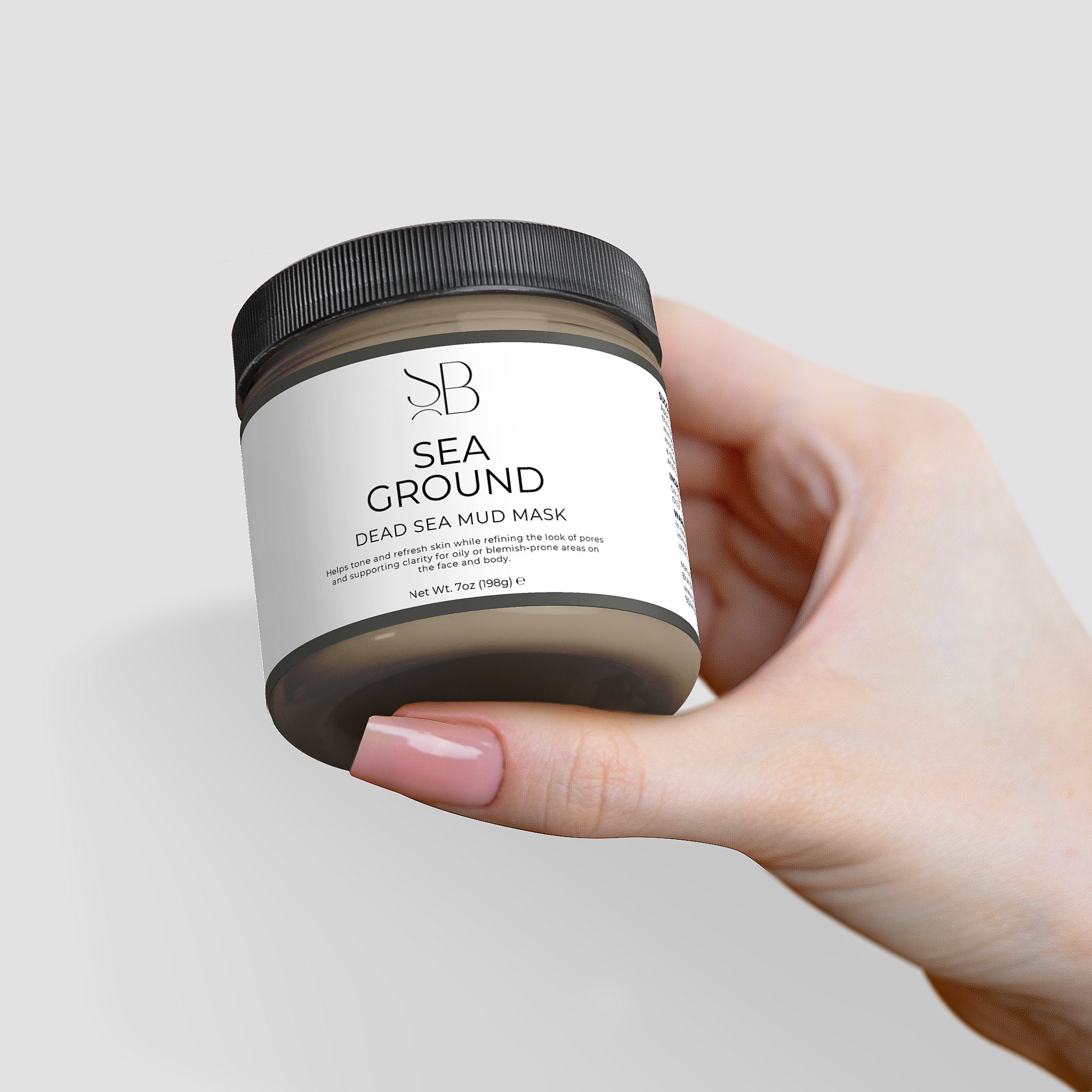 Sea Ground Dead Sea Mud Mask — Mineral Detox Mask for Pore Tightening & Skin Clarity