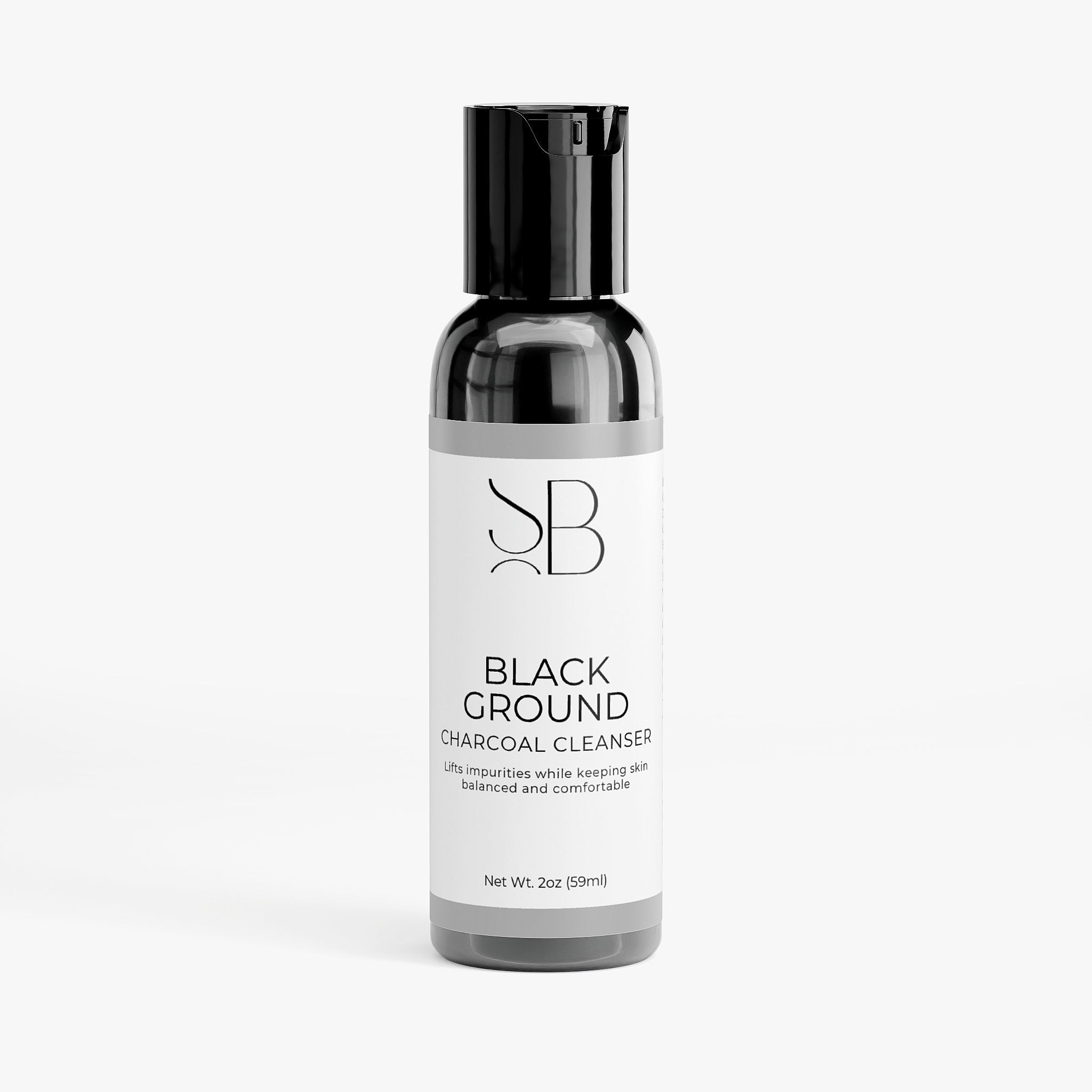 Black Ground Charcoal Facial Cleanser — Deep Clean Without Drying