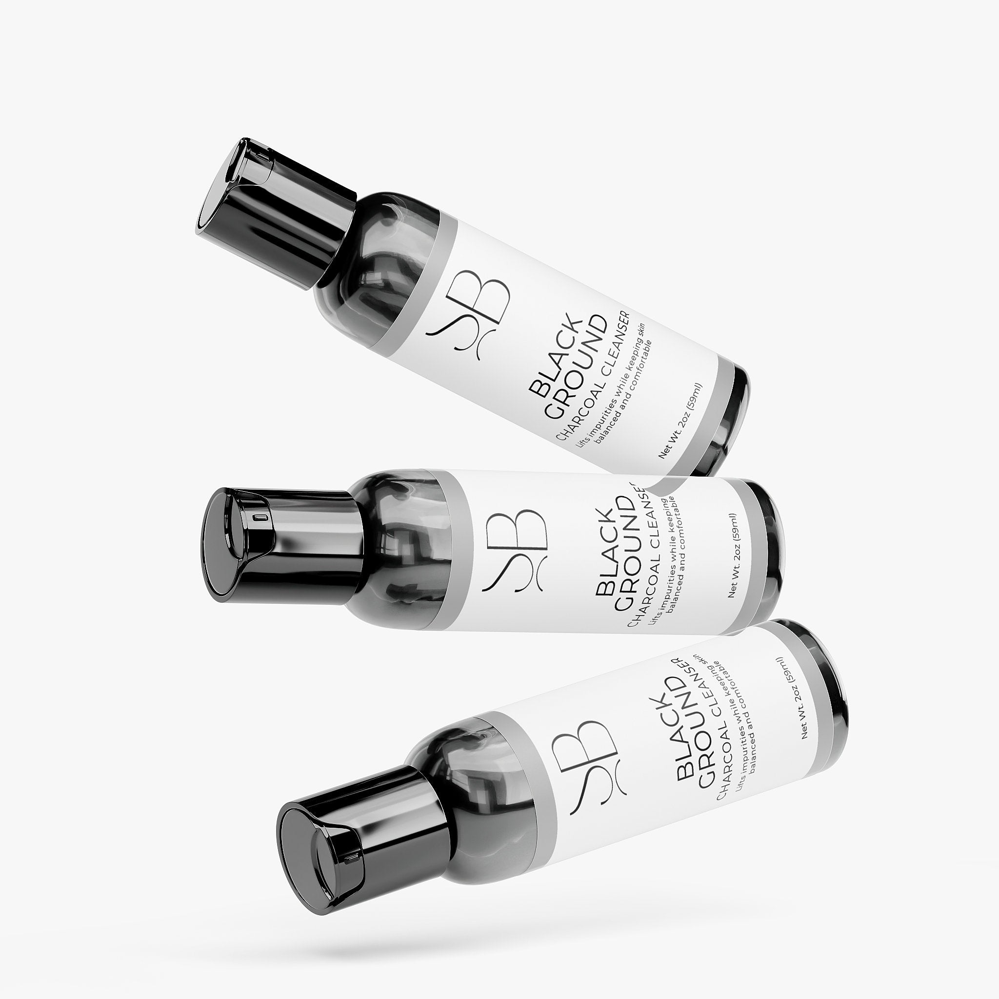 Black Ground Charcoal Facial Cleanser — Deep Clean Without Drying