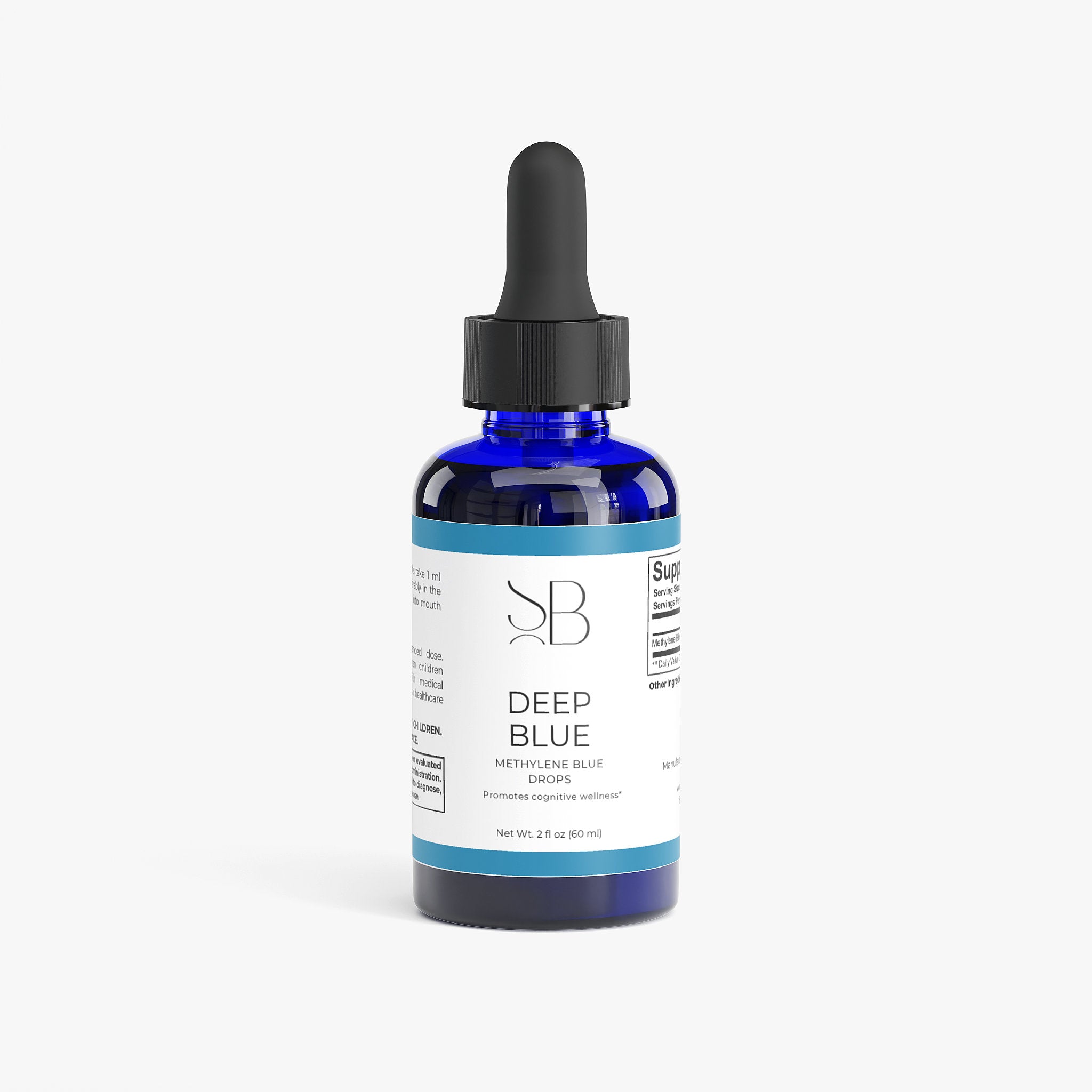 Deep Blue Methylene Blue — Cellular Energy + Cognitive Focus Drops