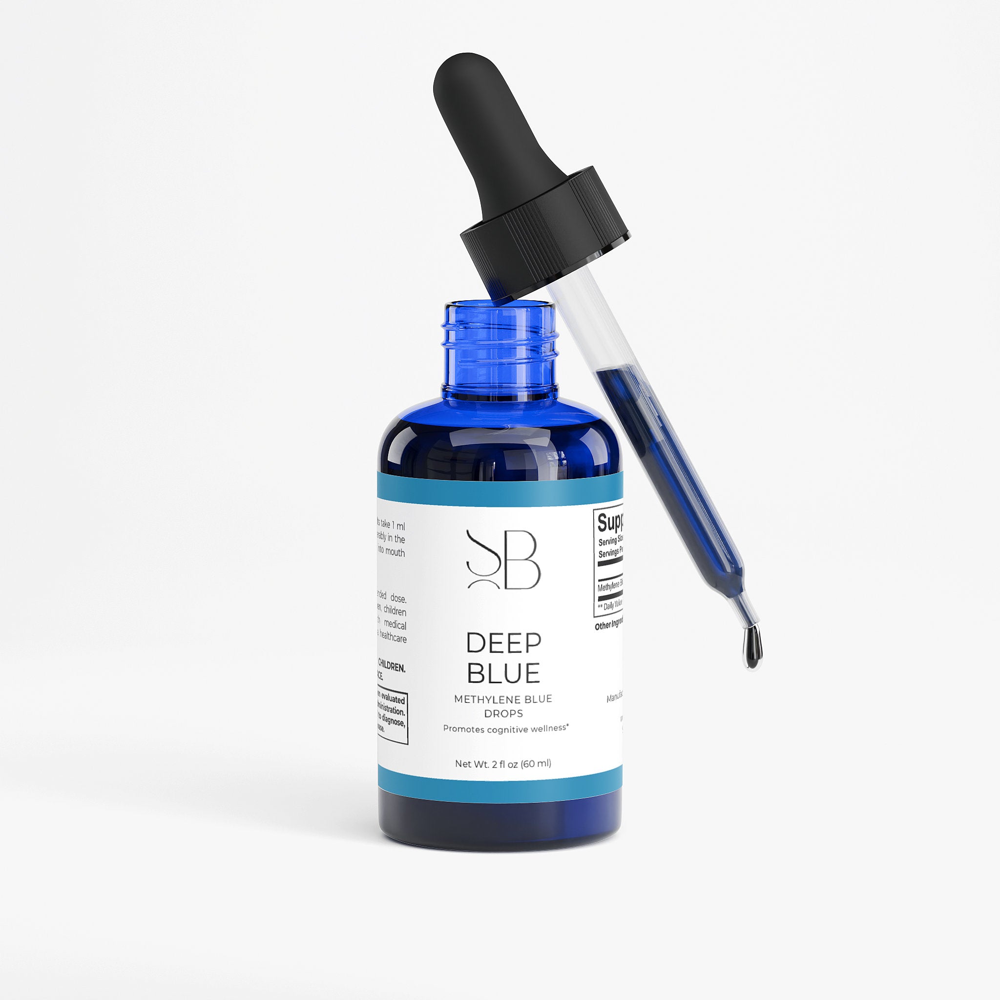 Deep Blue Methylene Blue — Cellular Energy + Cognitive Focus Drops