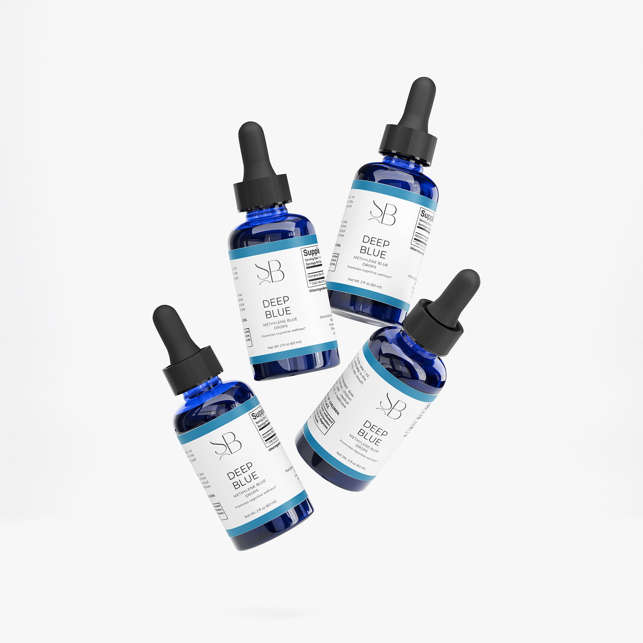 Deep Blue Methylene Blue — Cellular Energy + Cognitive Focus Drops