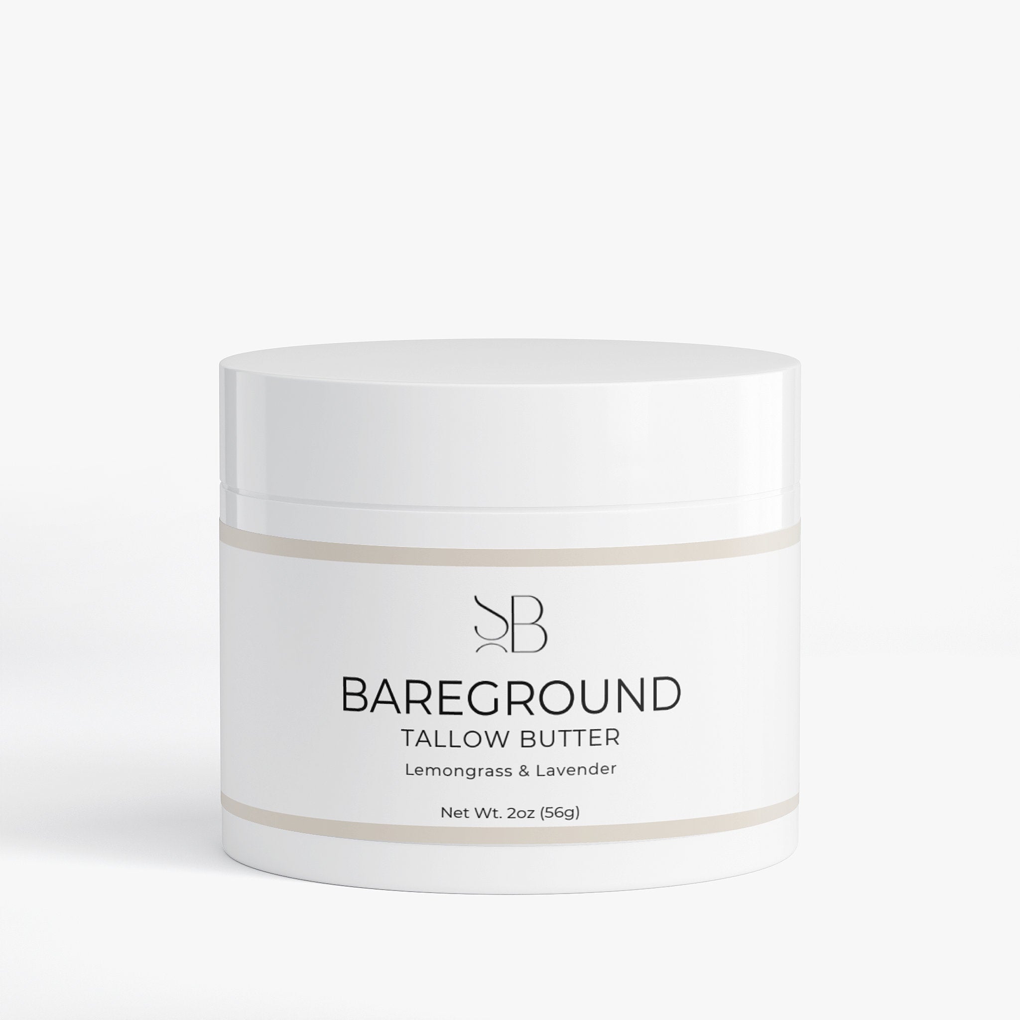 Bareground Tallow Cream — Lemongrass & Lavender | Deeply Moisturizing Grass-Fed Tallow Balm