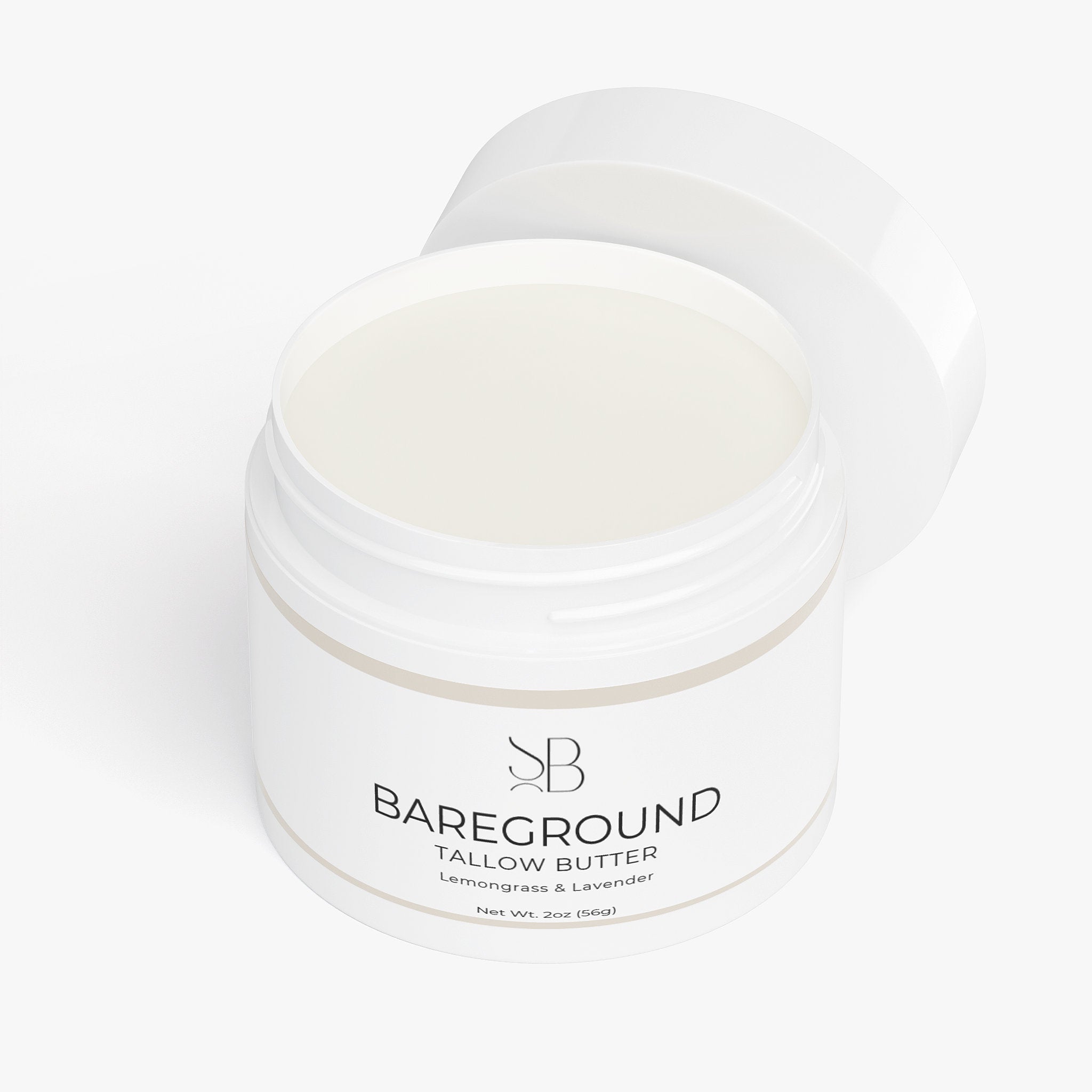 Bareground Tallow Cream — Lemongrass & Lavender | Deeply Moisturizing Grass-Fed Tallow Balm