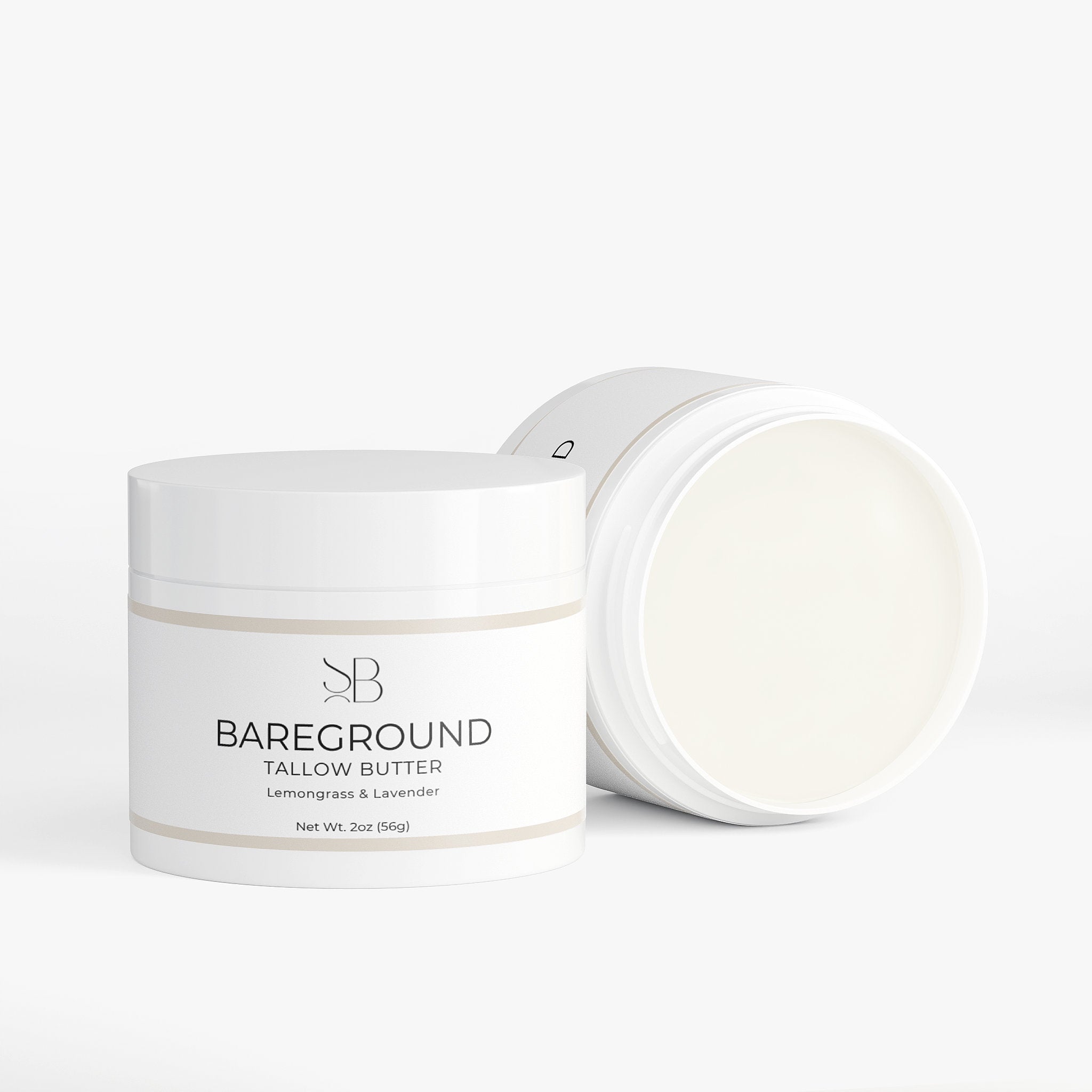 Bareground Tallow Cream — Lemongrass & Lavender | Deeply Moisturizing Grass-Fed Tallow Balm