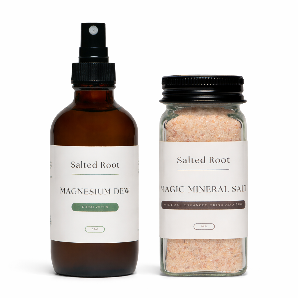 The Complete Mineral Restoration Bundle — Magnesium Dew + Magic Mineral Salt