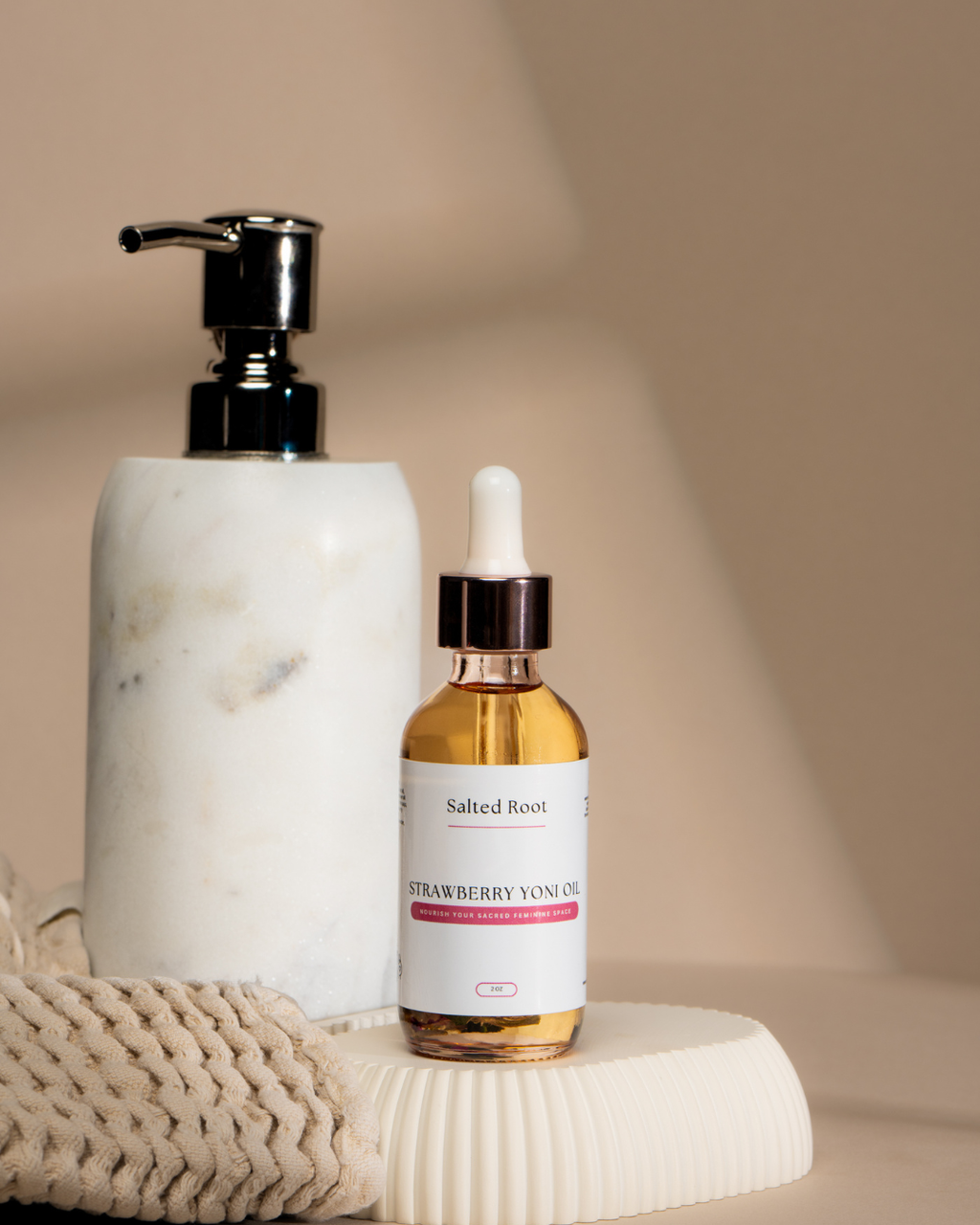 Strawberry Yoni Oil — External Feminine Care Oil for Comfort, Moisture & Skin Health