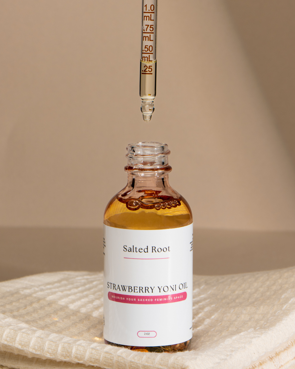 Strawberry Yoni Oil — External Feminine Care Oil for Comfort, Moisture & Skin Health