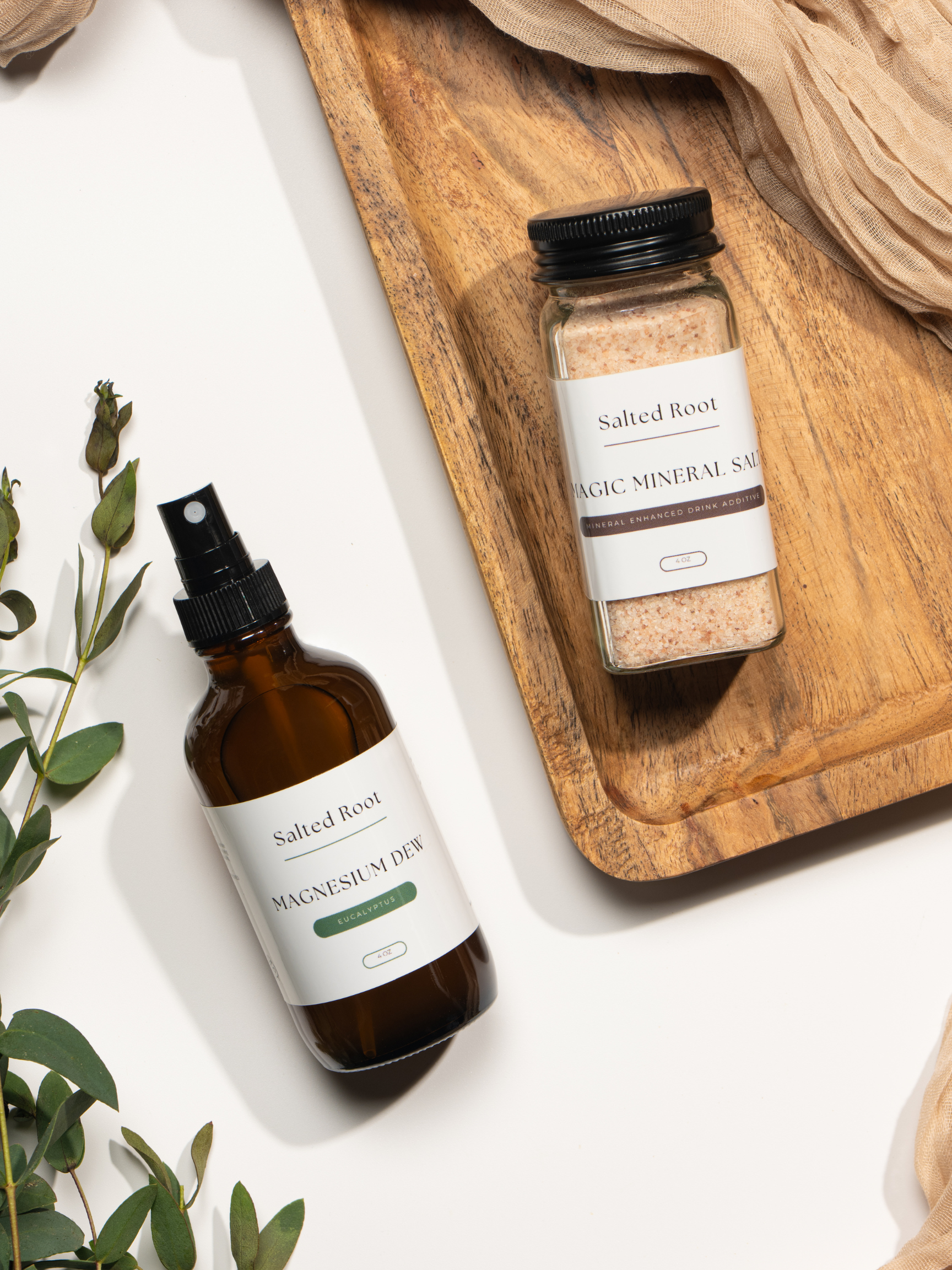 The Complete Mineral Restoration Bundle — Magnesium Dew + Magic Mineral Salt